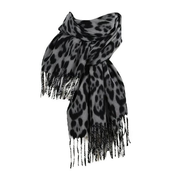 Wovix Womens Warm Scarf Pashmina Shawls and Wraps Large Winter Blanket Scarves for Women Print Classic Leopard Scarf Trendy Warm Soft Novelties