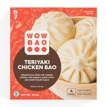 Wow Bao Teriyaki Chicken Bao, 4 Pack, Frozen