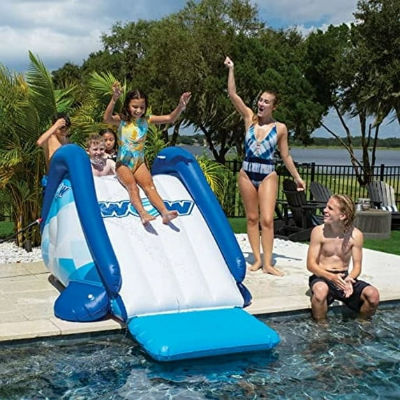 Wow Cascade Pool Slide with Dual Sprinklers Heavy Duty Design
