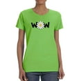 thumbnail image 1 of Wow Daisy Banner. T-Shirt Women -Image by Shutterstock, Female Small, 1 of 4