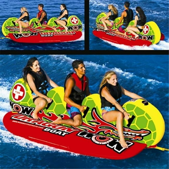Wow! Dragon Boat 3-Rider Towable