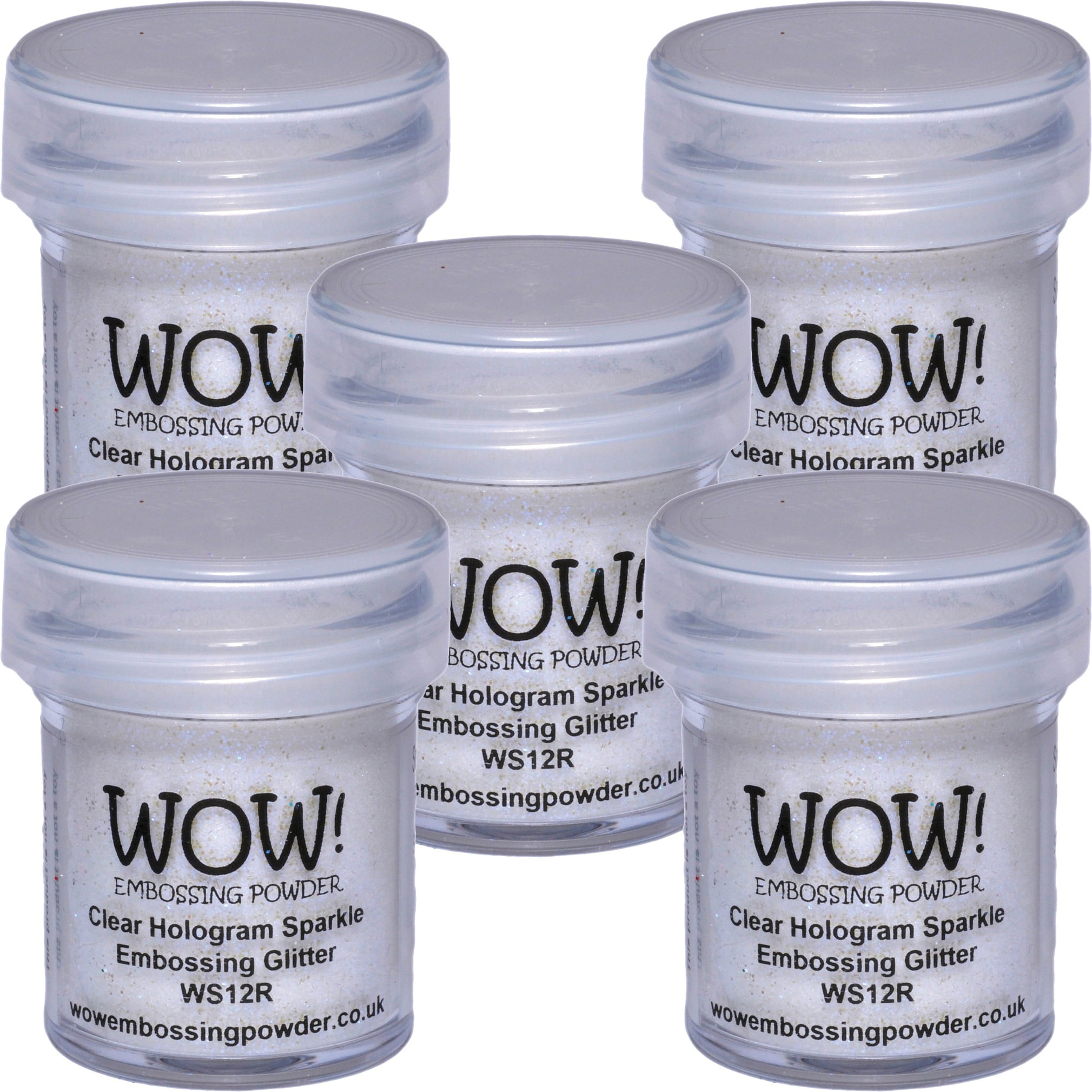 WOW! Embossing Powder 15ml-Clear Hologram Sparkle 