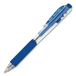 WOW! Gel Pen, Retractable, Medium 0.7 mm, Blue Ink, Clear/Blue Barrel, Dozen WOW! Gel Pen, Retractable, Medium 0.7 mm, Blue Ink, Clear/Blue Barrel, Dozen
