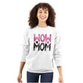 thumbnail image 1 of Wow Mom Freaking Awesome Mothers Day Women Plus Size Crewneck Sweatshirt Brisco Brands 2X, 1 of 5