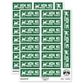 thumbnail image 1 of Wow No Moose-takes Mistakes Teacher Student School Sticker Set - Dark Green - Matte Finish - 2.00" Large, 1 of 7