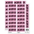 thumbnail image 1 of Wow No Moose-takes Mistakes Teacher Student School Sticker Set - Light Pink - Gloss Finish - 2.00" Large, 1 of 7