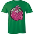 thumbnail image 1 of Wow Rabbit Fitness Bunny Loves To Workout For Men Bodybuilder Gym T-Shirt, 1 of 4