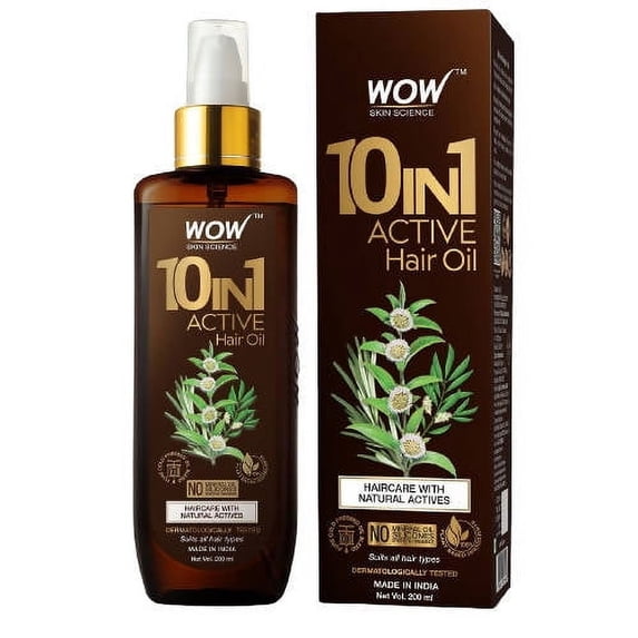 Wow Skin Science 10-in-1 Active Hair Oil -200 ml