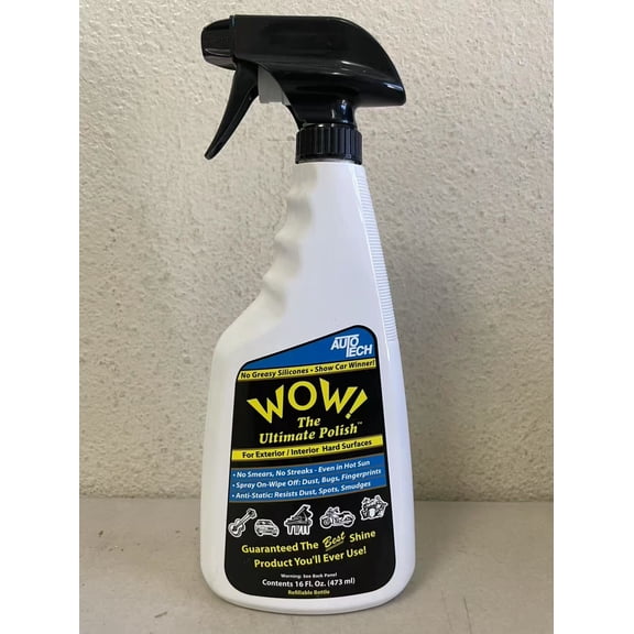 Wow The Ultimate Polish Exterior/ Interior Hard Surfaces 16oz - Code Auto Tool and Restoration Supply
