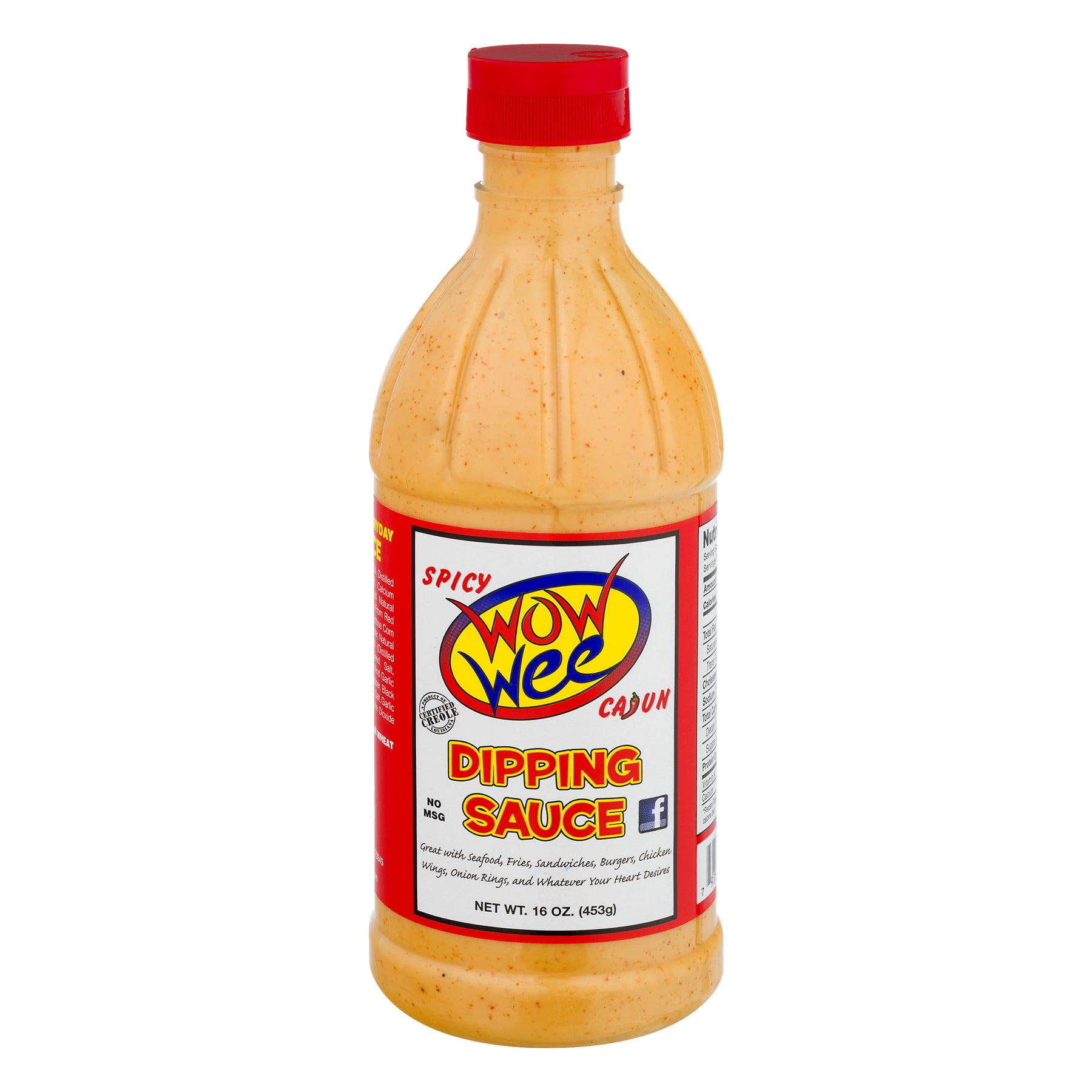 Wow Wee Cajun Dipping Sauce Spicy, 16 OZ