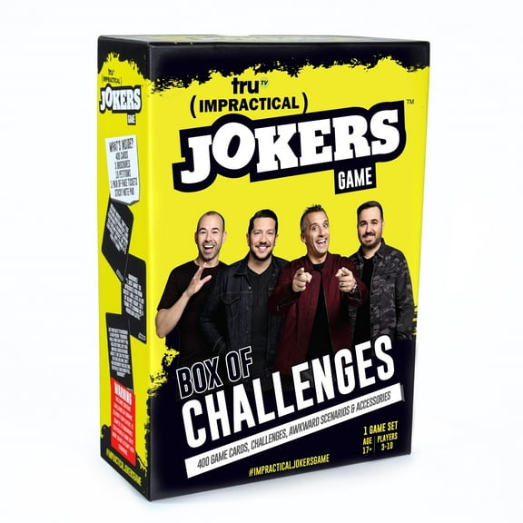 Wow Wee Wilder Games Impractical Jokers - Box of Challenges Card Game