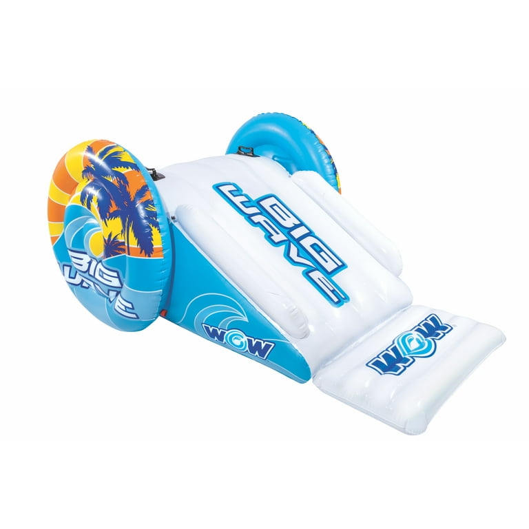 2 Pack Galleggianti Gonfiabili per Piscina,4-in-1 aterassino