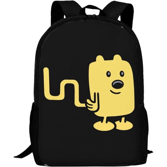 Wow Wow Anime Wu-bbzy Laptop Bag Cartoon Adjustable Lightweight Large Capacity Backpack Casual Travel Backpacks Daypack For Men Women