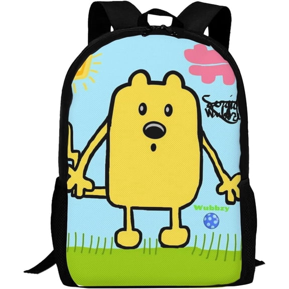 Wow Wow Anime Wu-bbzy Laptop Bag Cartoon Adjustable Lightweight Large Capacity Backpack Casual Travel Backpacks Daypack For Men Women