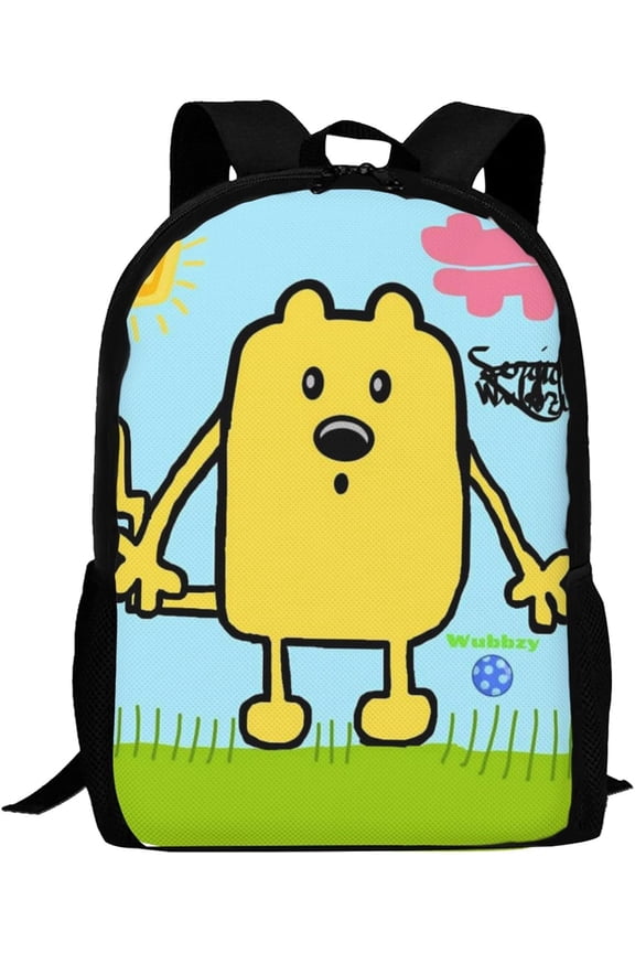 Wow! Wow! Anime Wubbzy! Laptop Bag Cartoon Backpack Casual Travel Backpacks Daypack Anime Schoolbag For Men Women