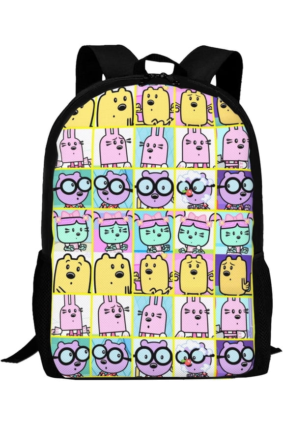 Wow! Wow! Anime Wubbzy! Laptop Bag Cartoon Backpack Casual Travel Backpacks Daypack Anime Schoolbag For Men Women