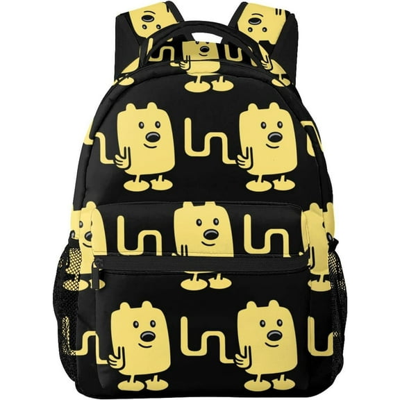 Wow! Wow! Anime Wubbzy! Laptop Bag Cartoon Backpack Casual Travel Backpacks Daypack For Men Women