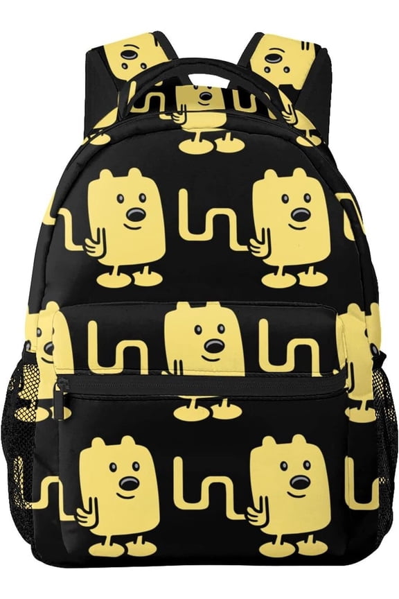 Anime Wubbzy! Laptop Bag Cartoon Backpack Casual Travel Backpacks Daypack For Men Women