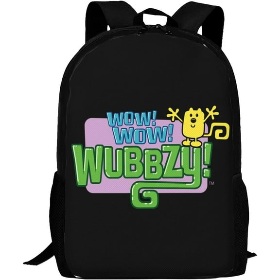 Wow! Wow! Anime Wubbzy! Laptop Bag Cartoon Backpack Casual Travel Backpacks Daypack For Men Women