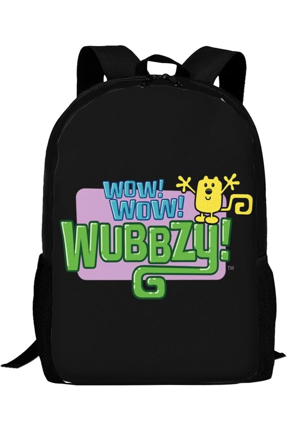 Wow! Wow! Anime Wubbzy! Laptop Bag Cartoon Backpack Casual Travel Backpacks Daypack For Men Women