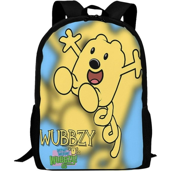 Wow! Wow! Anime Wubbzy! Laptop Bag Cartoon Backpack Casual Travel Backpacks Daypack For Men Women