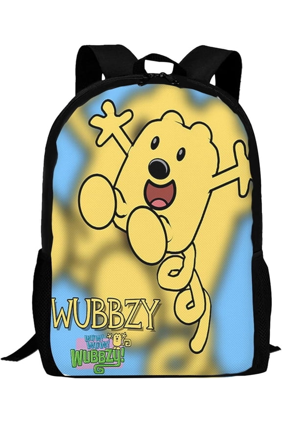Wow! Wow! Anime Wubbzy! Laptop Bag Cartoon Backpack Casual Travel Backpacks Daypack For Men Women
