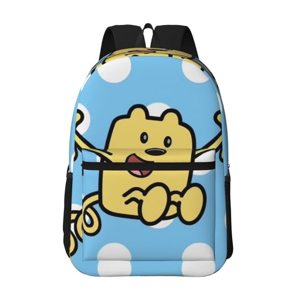 Wow! Wow! Cartoon Wubbzy! Djustable Shoulder Strap Large Capacitytravel Hiking Backpack 17 Inch