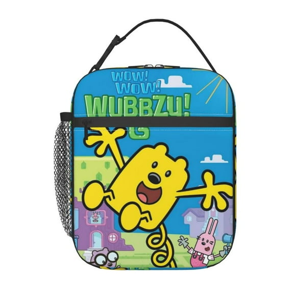 Wow! Wow! Cartoon Wubbzy! Lunch Box Insulated Meal Bag With Handle Work Picnic Travel Office For Men Women