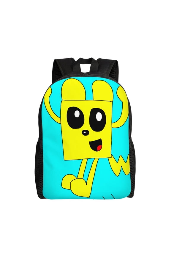 Wow Wow Wubbzy Backpack Aesthetic Large Capacity Laptop Bookbag College Travel Hiking School Daypack Rucksack