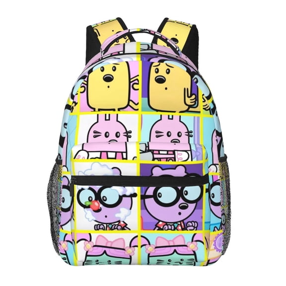 Wow Wow Wubbzy Backpack Cartoon Lightweight Laptop Bookbag College Travel Hiking Work School Daypack Rucksack