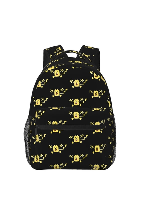 Wow Wow Wubbzy Backpack Cartoon Lightweight Laptop Bookbag College Travel Hiking Work School Daypack Rucksack