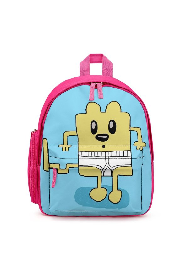 Wow Wow Wubbzy Backpack Cute Lightweight Small Laptop Bag Daypack Durable Bookbag for School Travel Hiking Gifts
