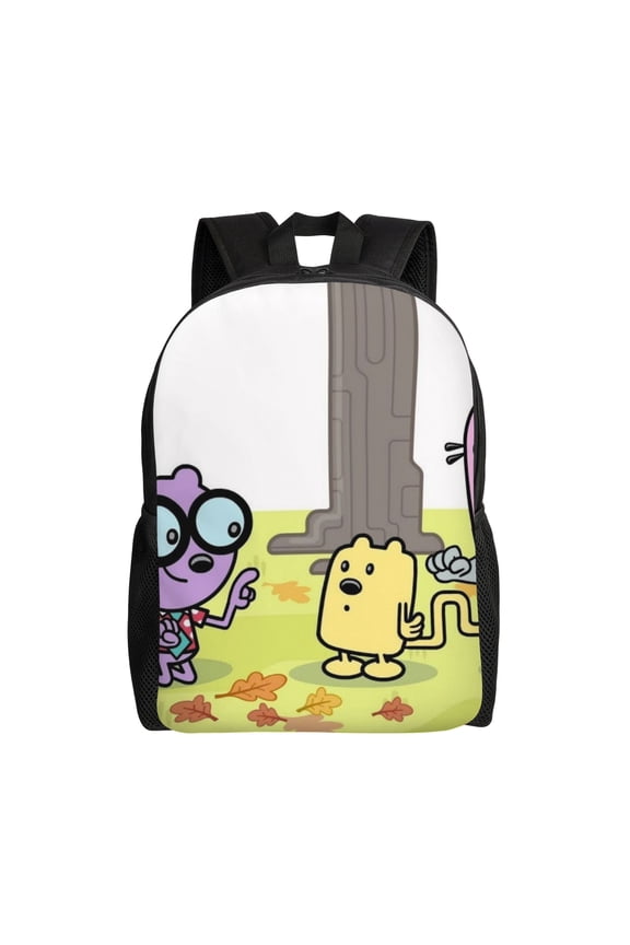 Wow Wow Wubbzy Backpack Laptop Backpack For Women 3d Printing Large Capacity Casual Daypack One Size