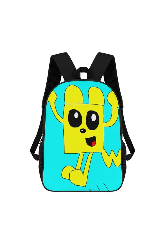 Wow Wow Wubbzy Backpack Large Capacity 17 Inch Laptop Bag Lightweight Daypack Bookbag for School College Travel Hiking Work