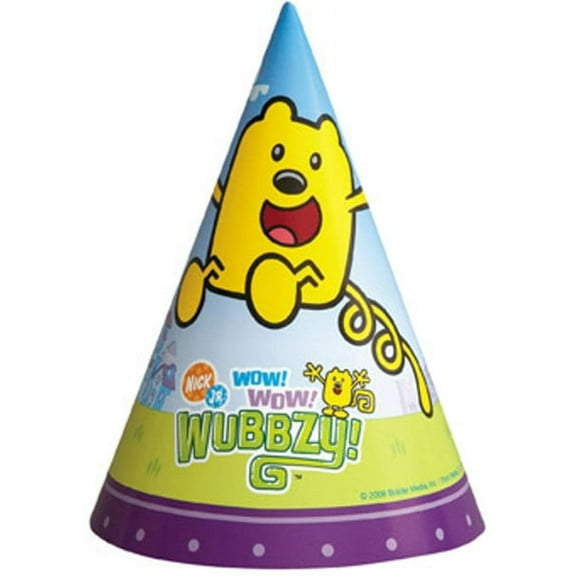 Wow! Wow! Wubbzy! Cone Hats (8ct)