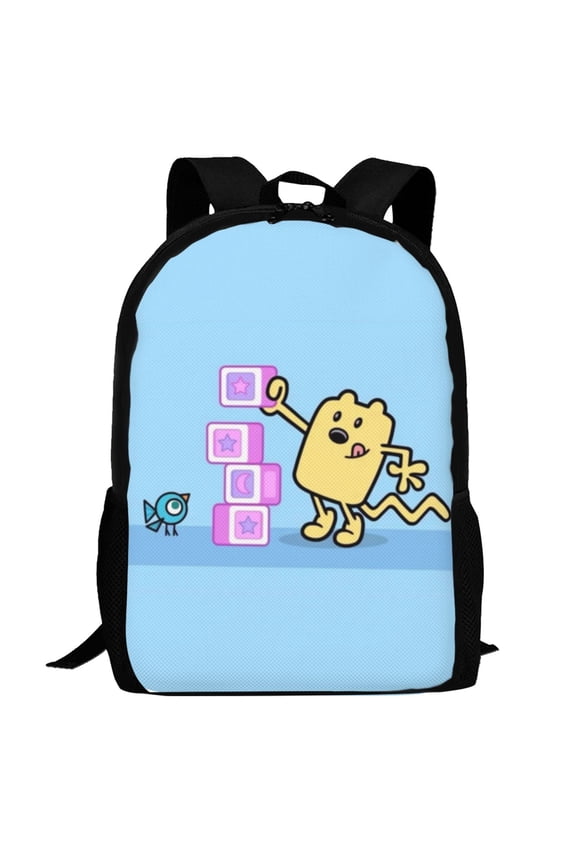 Wow Wow Wubbzy large-capacity backpack Fashionable travel notebook backpack