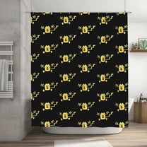 Wow Wow Wubbzy Shower Curtain, Waterproof Washable Decorative Shower Curtain for Bathroom Bathtub, Bath Accessories Decor Set with 12 Hooks 72x72Inch Plastic