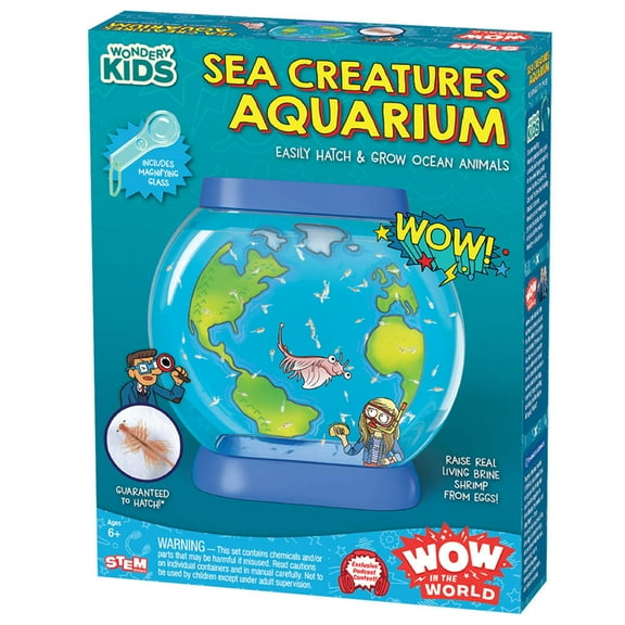 Thames & Kosmos Wow in the World: Sea Creatures Aquarium, Children Ages 6 and up