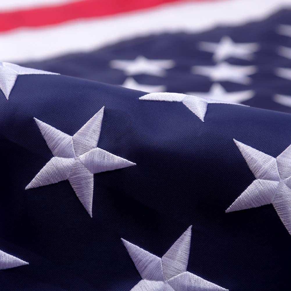 American Flag 6x10 American Flag Outdoor Heavy Duty,Longest Lasting  6x10 American Flag Embroidered Stars Flags,Us Usa Flag 6x10 Stitched Stripes Outdoor American Flags Nylon