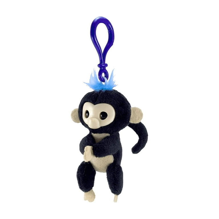 WowWee Fingerlings Plush Hugger Clip On Monkey Key Chain Color