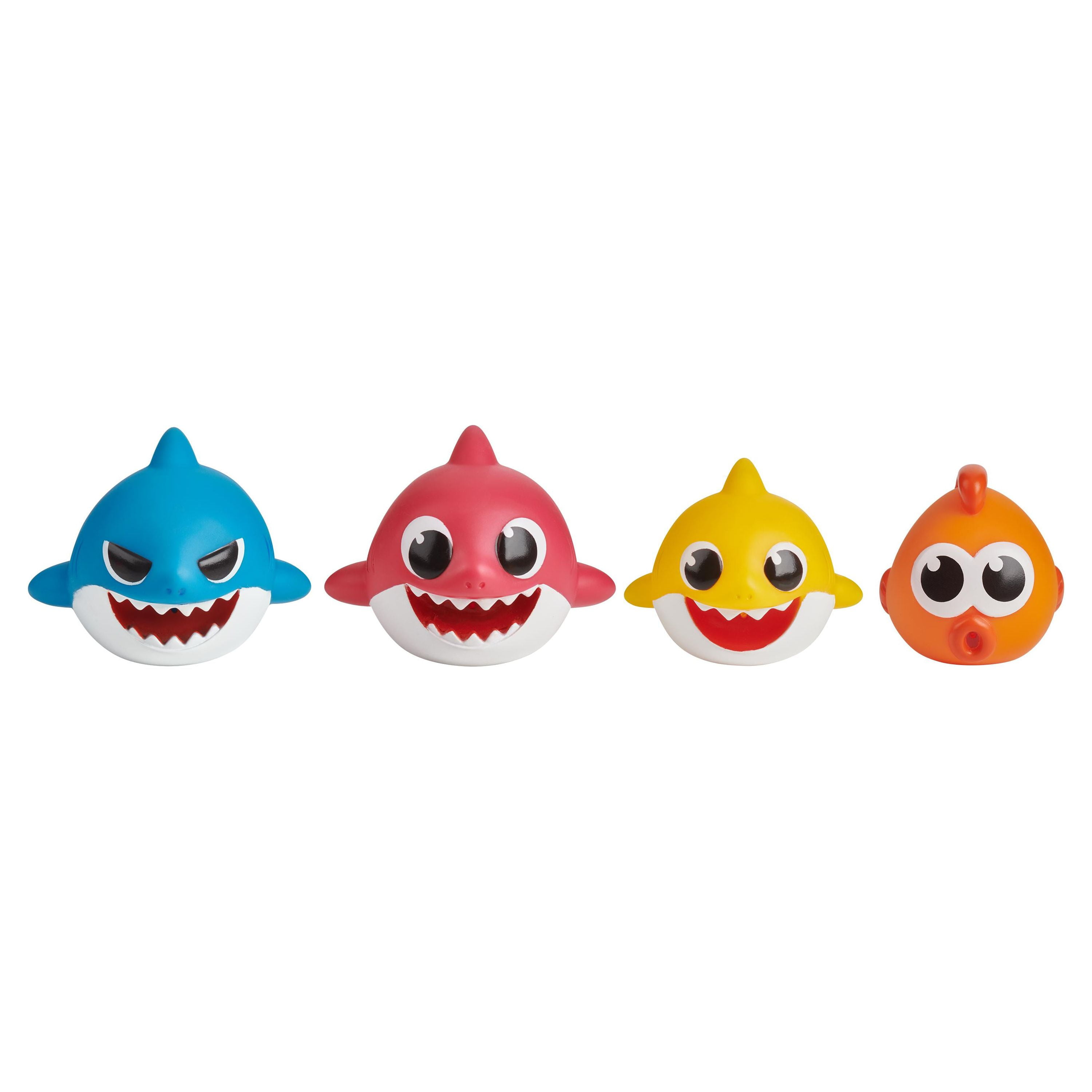 WowWee Pinkfong Baby Shark Bath Squirt Toy - 4 Pack 