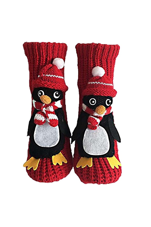Christmas Cute Fuzzy Socks for Women Girls Fluffy Warm Cozy Novelty Slipper Socks Funny Animal Plush Sleeping Socks