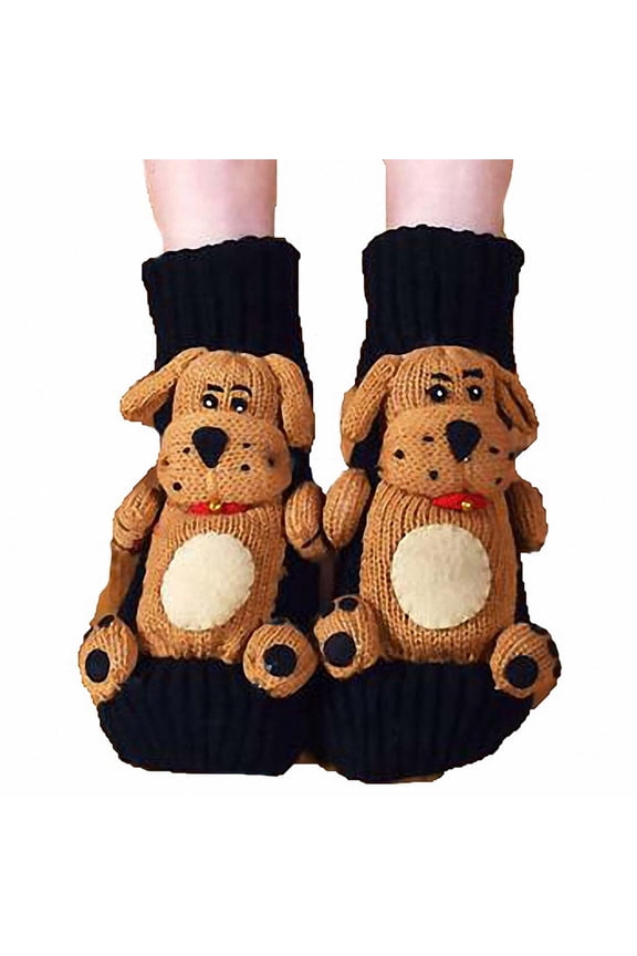 Cute Fuzzy Socks for Women Girls Fluffy Warm Cozy Novelty Slipper Socks Funny Animal Plush Sleeping Socks