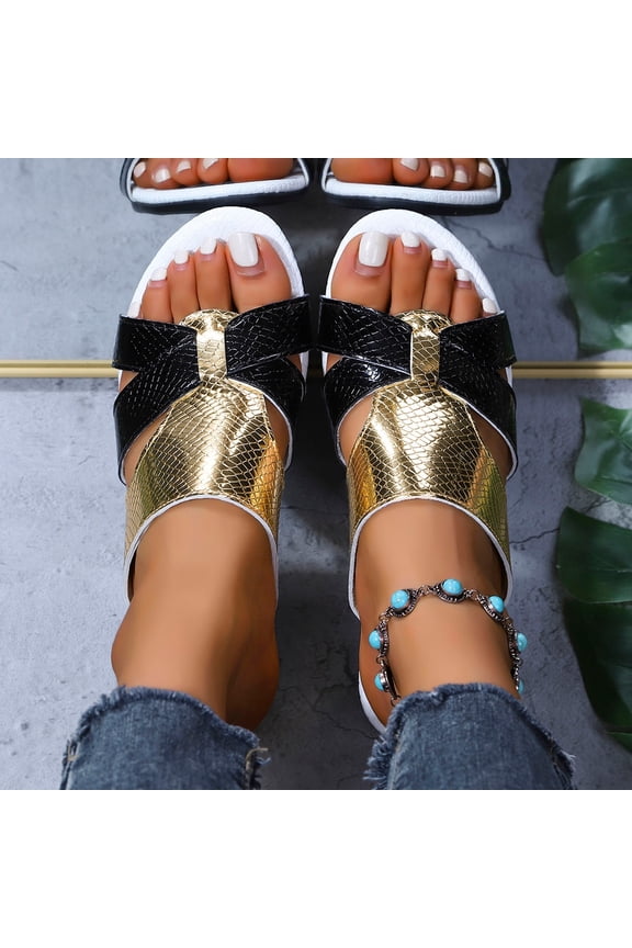Fashion Women's Casual Round - Head Comfy Slipsole Slippers