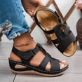 thumbnail image 1 of Wowcloth Fashionable Casual Slide Sandals for Women – Sweet & Edgy Peep-Toe Cut-Out with Wedge Heel for Summer-Autumn Versatile Wear Footwear, 1 of 9