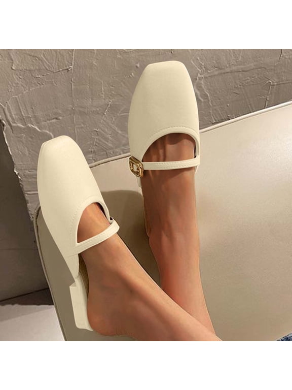 Fashionable Casual Slides for Women – Versatile Closed-Toe Slip-On with Soft Sole for Home & Leisure Footwear