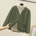 thumbnail image 1 of Wowcloth Girls' Winter Long-Sleeve Top, Solid Color with Front Pocket Design, Warm Cozy Casual Wear for Winter Activities and Daily Outfits, 1 of 7
