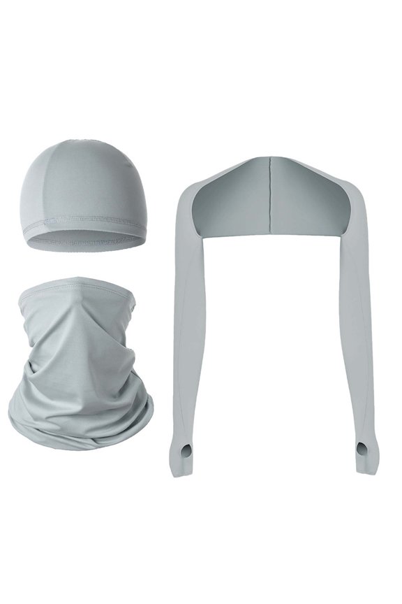 Golf Sun Protection Arm Sleeves, Multifunctional with Scarf and Face Mask, UV Protective Breathable Quick-Dry for Outdoor Sports Cycling Travel