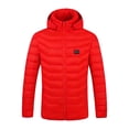 thumbnail image 1 of Wowcloth Heated Jacket for Women, Solid Color with Control Heating, Long Sleeve Hooded Design and Double Zipper Pockets, Casual Outdoor Wear for Winter and Daily Activities, 1 of 5