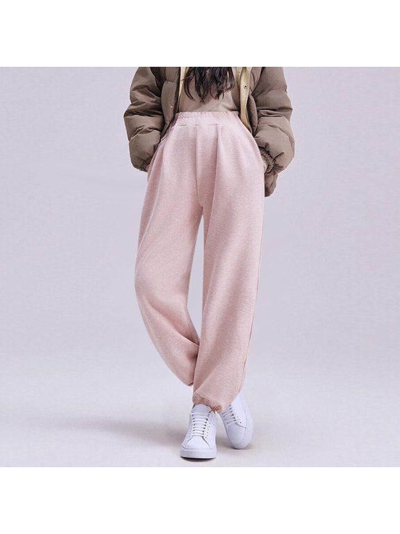Maternity Casual Pants for Women, Relaxed Fit with Wide Leg and Cuffed Ankle, High Waist with Belly Support for Everyday Wear in All Seasons